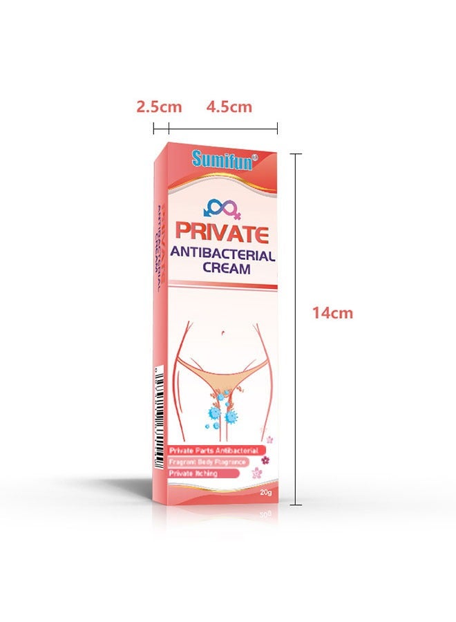 Sumifun Private Antibacterial Cream 20g, Topical Relief Skin Itching, Anti Inflammatory Dermatitis Bacteriostasis Ointment, Feminine Care Skin Cream - Image 5
