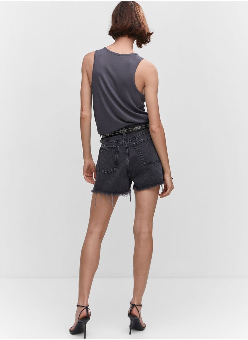 MANGO - Scoop Neck Top - Image 1
