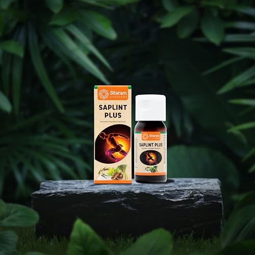 Sitaram Ayurveda Saplint Plus Liniment | Herbal Muscle & Joint Relief Oil with Menthol, Camphor, Eucalyptus & Peppermint | Enhances Mobility & Reduces Stiffness | Cooling Formula | Non-Greasy | 30 ml - Image 5