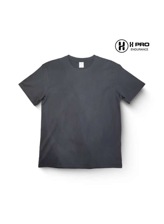 H PRO HM Sports Plain Cotton T-Shirt – Soft, Breathable, Classic Fit, Casual Wear - Image 1