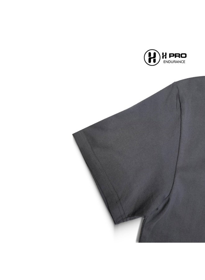 H PRO HM Sports Plain Cotton T-Shirt – Soft, Breathable, Classic Fit, Casual Wear - Image 3