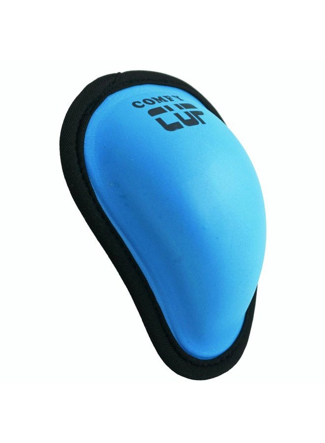 Comfy Cup Neon BLUE (Ages 7-11) | The Original Boys Youth-Sized Soft Foam Beginners Kids Protective Cup for Baseball, Football, Hockey, Lacrosse, MMA, Rugby, Soccer, Karate - Image 1