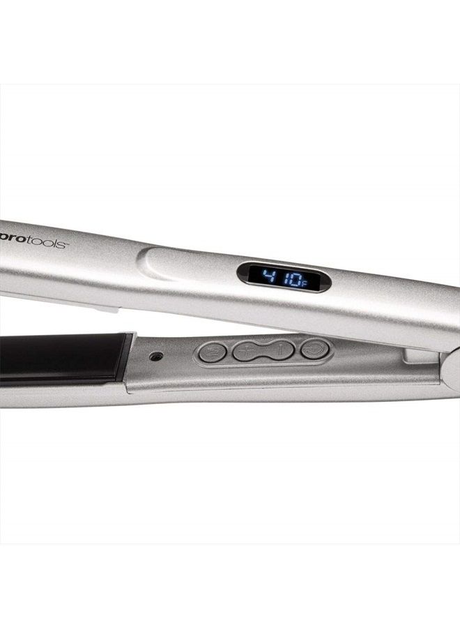 Paul Mitchell Pro Tools Express Ion Style+ 1" Ceramic Flat Iron, Adjustable Heat Settings, For Straightening + Curling - Image 2