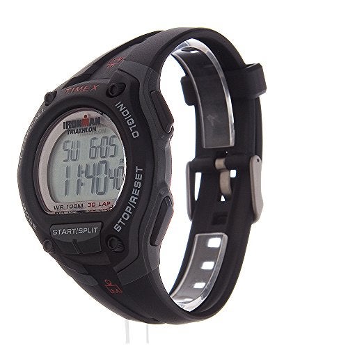 Timex Men's T5K417 Ironman Classic 30 Oversized Black/Gray/Red Resin Strap Watch - Image 2