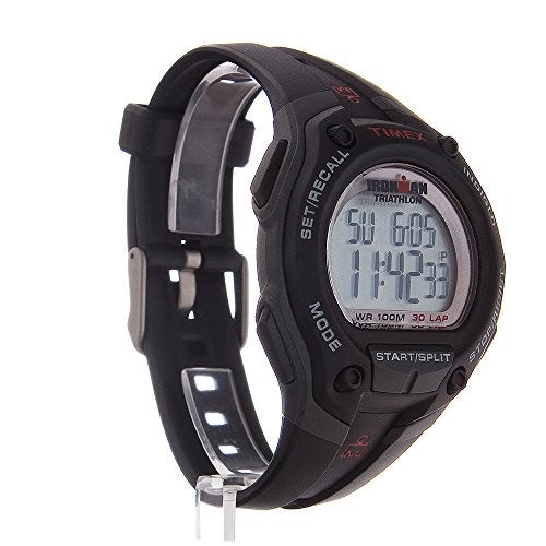 Timex Men's T5K417 Ironman Classic 30 Oversized Black/Gray/Red Resin Strap Watch - Image 4
