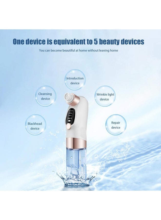 جهاز شفط لإزالة الرؤوس السوداء - مزيل الرؤوس السوداء للأنف | جهاز قابل لإعادة الشحن وقابل للتعديل لإزالة الرؤوس السوداء من الأنف للنساء والرجال - Image 5