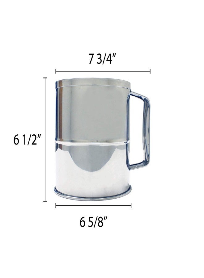 Thunder Group 8 Cup Flour Sifter, Silver - Image 2