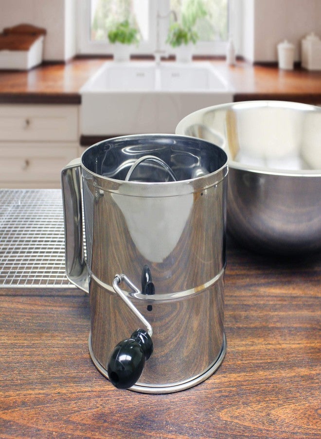 Thunder Group 8 Cup Flour Sifter, Silver - Image 4
