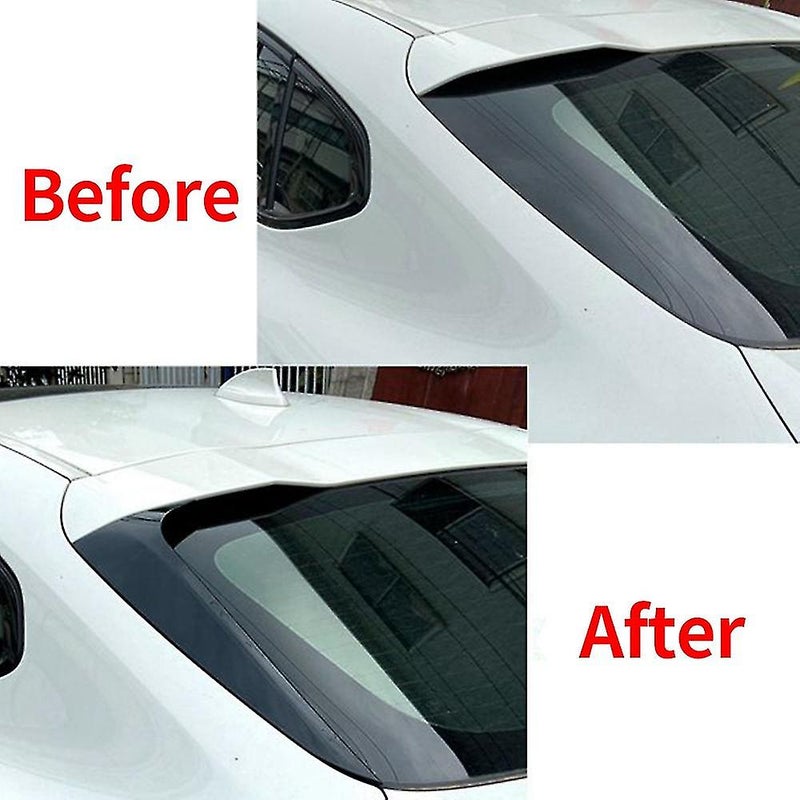 Car Rear Window Side Spoiler Trim For-bmw X4 G02 2019-21 Matte Black - Image 3