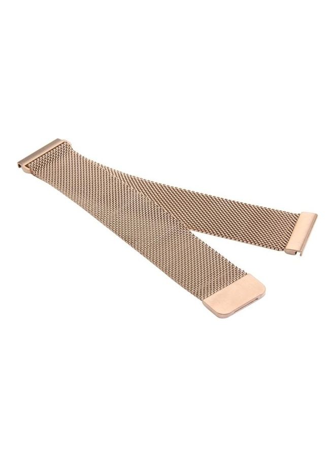 NIBEMINENT Magnetic Closure Clasp Stainless Steel Watchband For Fitbit Blaze Watch Rose Gold - Image 3