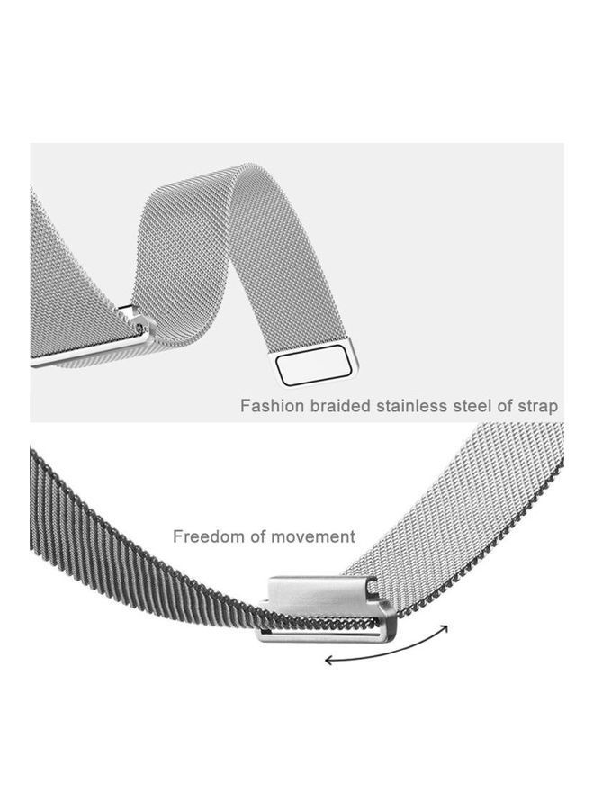 NIBEMINENT Magnetic Closure Clasp Stainless Steel Watchband For Fitbit Blaze Watch Rose Gold - Image 5