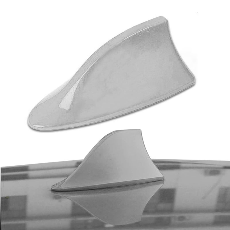 ASUBHA Car Shark Fin Antenna Cover Stylish Shark Antenna for Car Decorations Waterproof Antenna Cover Replacement Automotive Exterior Accessories for Signal Stabilization - Image 2