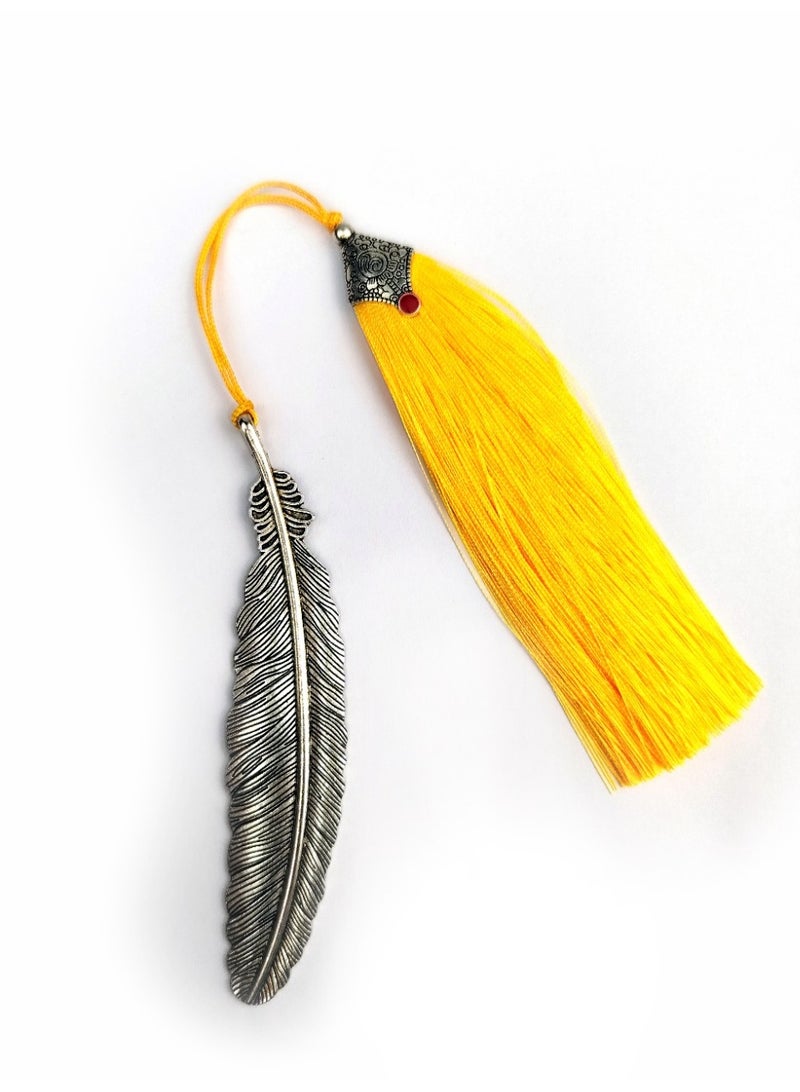 بوك مارك معدني أنيق بلمسة فنية فاخرة، مثالي لعشّاق القراءة والهدايا المميزة. - Image 1