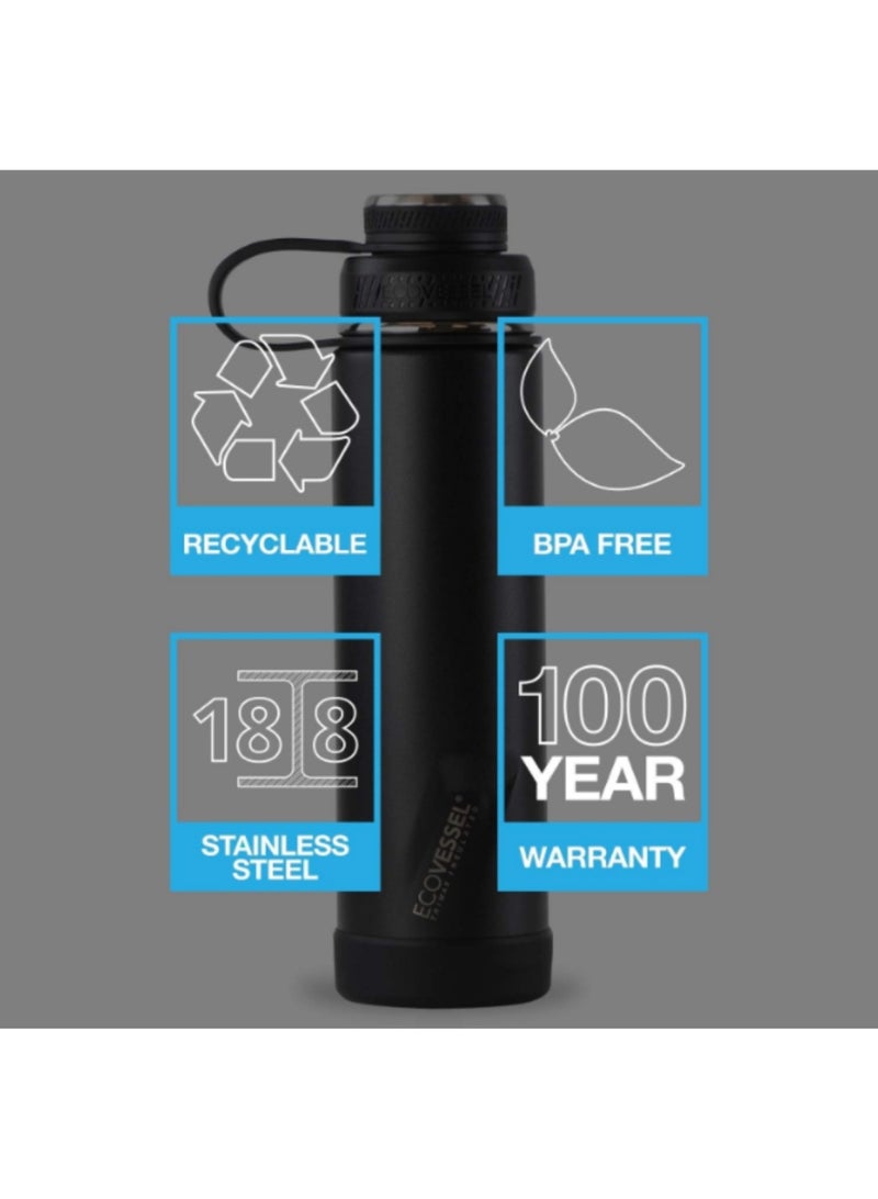 إكو فيسل زجاجة مياه من الفولاذ المقاوم للصدأ - بولدر 20 أونصة (600 مل) - Image 5