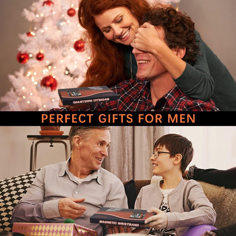 Magnetic Wristband with 15 Strong Magnets for Holding Screws, Nails, Drill Bits, Perfect Tool Gift for Dad, Husband, Handyman - Image 5