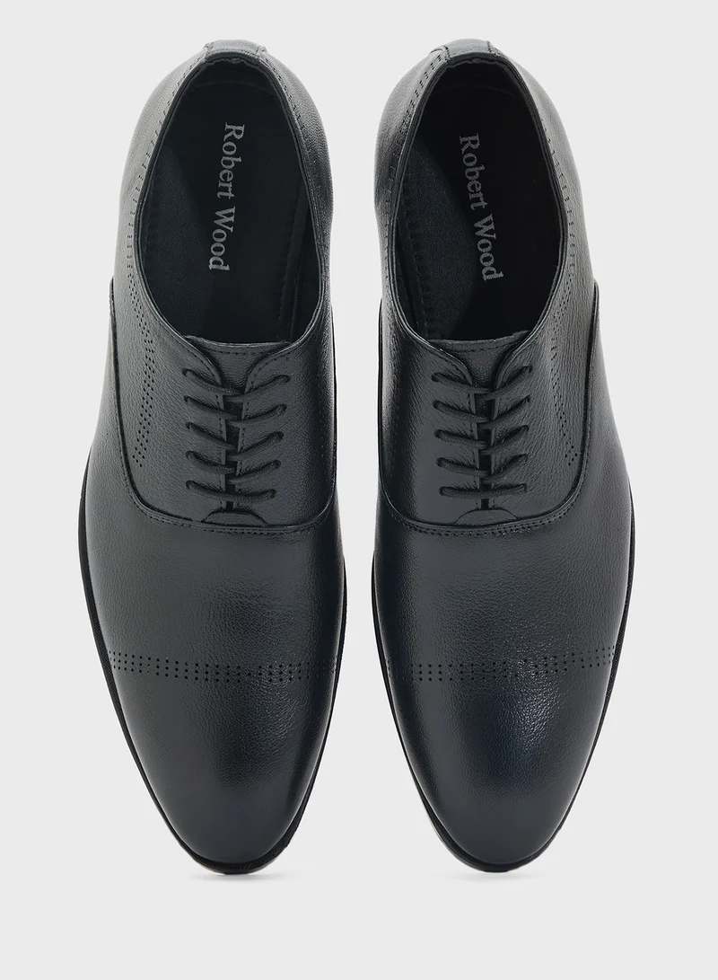 Robert Wood Genuine Leather Formal Lace Ups
