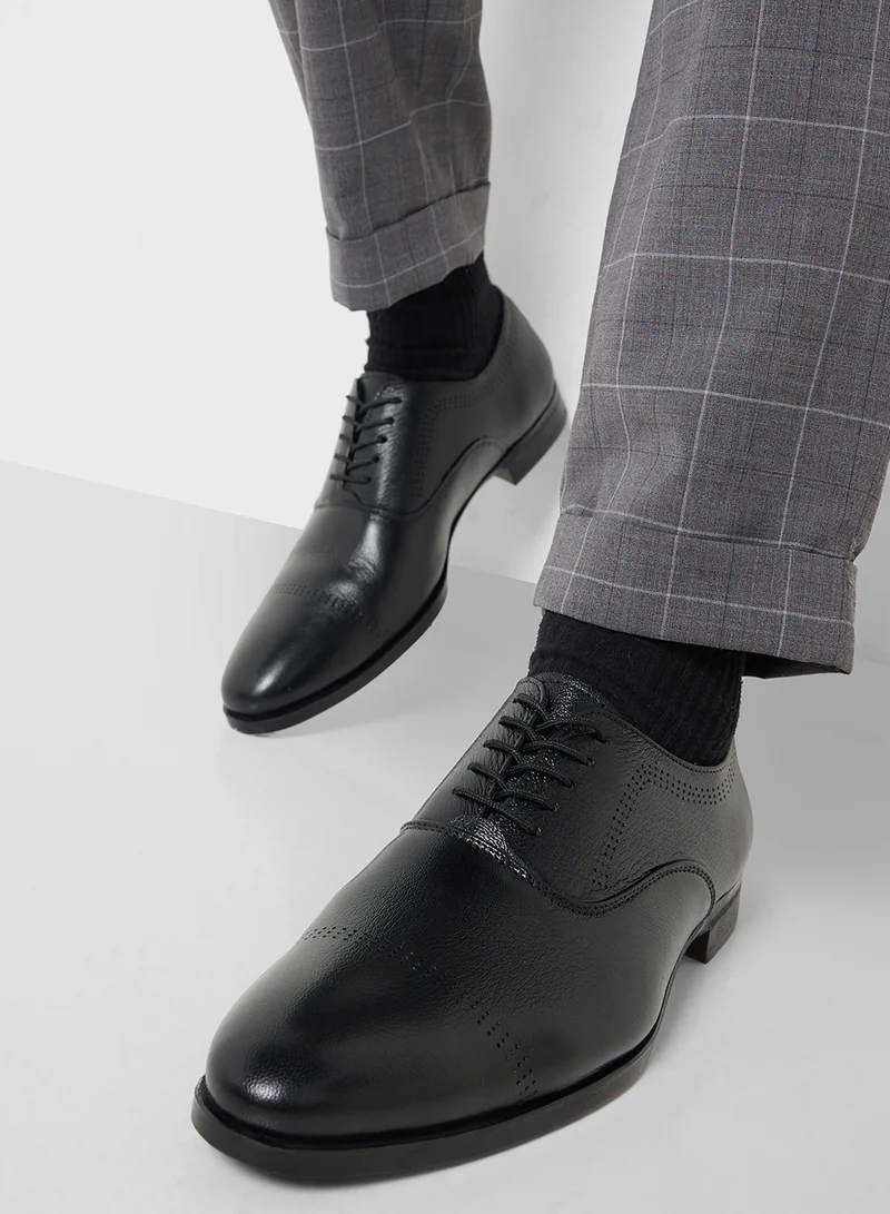 Robert Wood Genuine Leather Formal Lace Ups