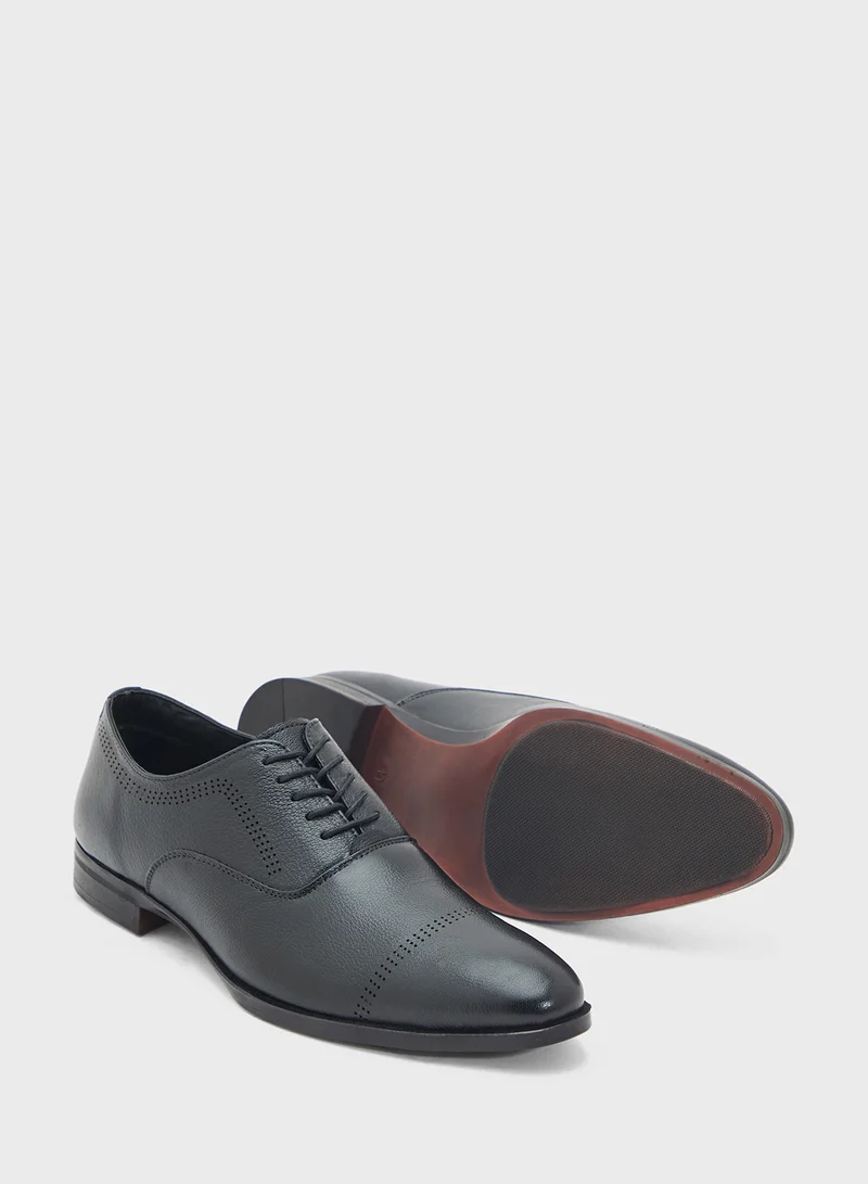 Robert Wood Genuine Leather Formal Lace Ups