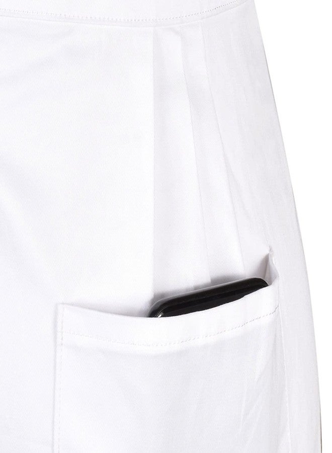 Love Potato Cotton White Lace Kitchen Waist Apron with Two Pockets Cosplay Costume - Image 4