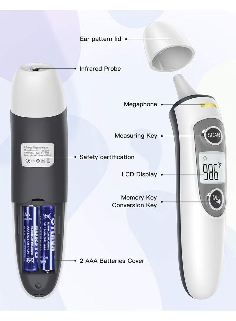 Goldfish Medical Electronic Infrared Thermometer Infant Forehead Temperature / Ear Temperature Thermometer - Image 2