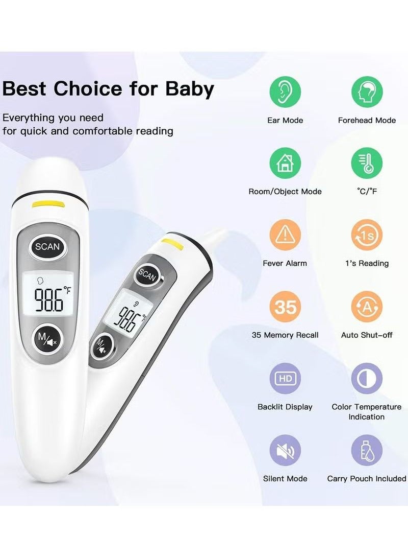 Goldfish Medical Electronic Infrared Thermometer Infant Forehead Temperature / Ear Temperature Thermometer - Image 4