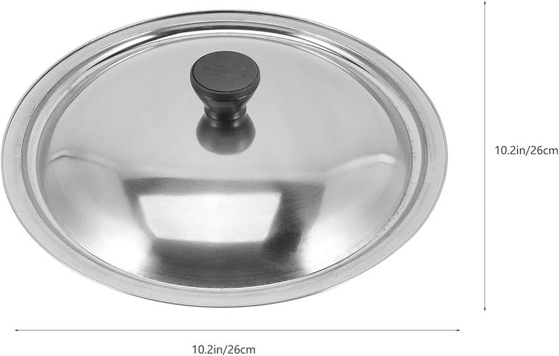 قطعتان من غطاء وعاء من الفولاذ المقاوم للصدأ سميك واقي من المطر للموقد للمطبخ في الهواء الطلق - Image 3