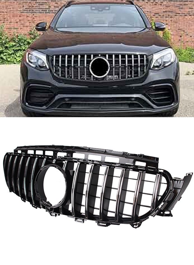 Generic Car front grille compatible with Mercedes GLC X253 Model 2016-2019 GT - Image 1