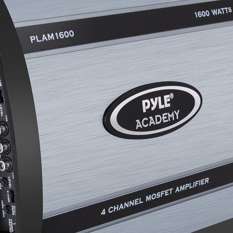 Pyle مضخم صوت السيارة Pyle 4 قناة - 1600 واط قابل للجسر عالي الطاقة MOSFET - Image 3