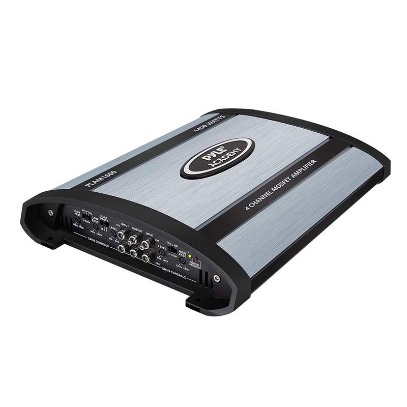 Pyle مضخم صوت السيارة Pyle 4 قناة - 1600 واط قابل للجسر عالي الطاقة MOSFET - Image 2
