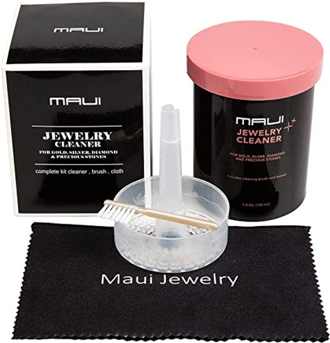 LIQUID JEWELRY CLEANER SOLUTION COMPLETE KIT WITH CLOTH NOT GUARANTEED TO WORK ON ALL JEWELRY ONLY WORKS ON 95 OF SPECIFIED JEWELRY BELOW MUST READ DESCRIPTION