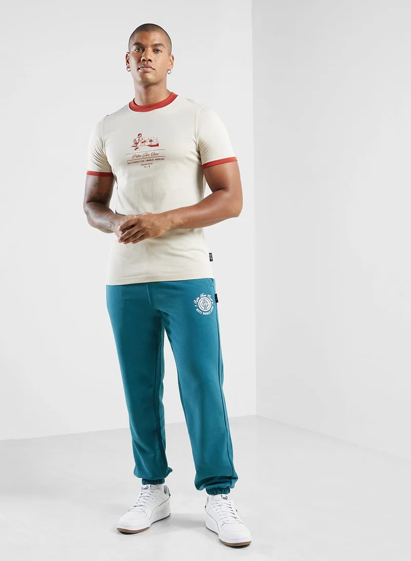 PUMA Palm Tree Ringer T-Shirt