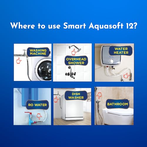 Parryware Smart Aquasoft 12 Water Softener (for Individual Product ONLY) | Controls Hair Loss Due to Hard Water | Prevents limescale deposits | 2 Years Warranty | Free Installation | FCAS0112 - Image 3