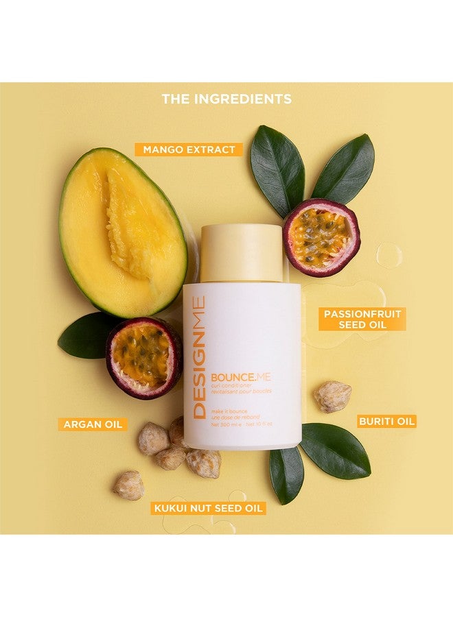 Design.ME Bounce.Me Curl Conditioner By Designme ; Nourishing Curly Hair Conditioner With Argan Oil ; Antifrizz Hydrating Conditioner ; Conditioner For Curly Hair Provides Moisture & Shine (10 Fl Oz) - Image 3