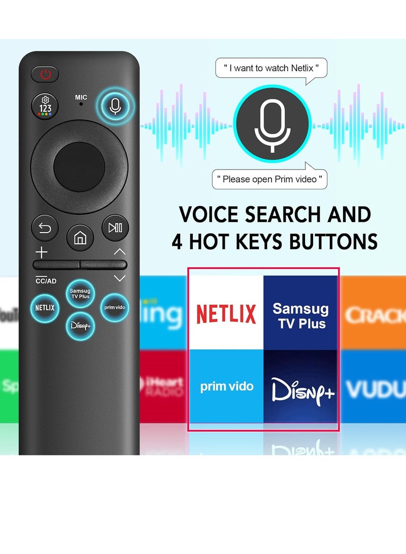 ELTRAZONE BN59-01432A Solar Powered Remote Control Replacement for Samsung TV with Rechargeable Solar Cell Bluetooth Compatible with Samsung Neo Q LED Smart 8K HDR Ultra HD TVs, VG-TM2360E Model with battery - Image 3