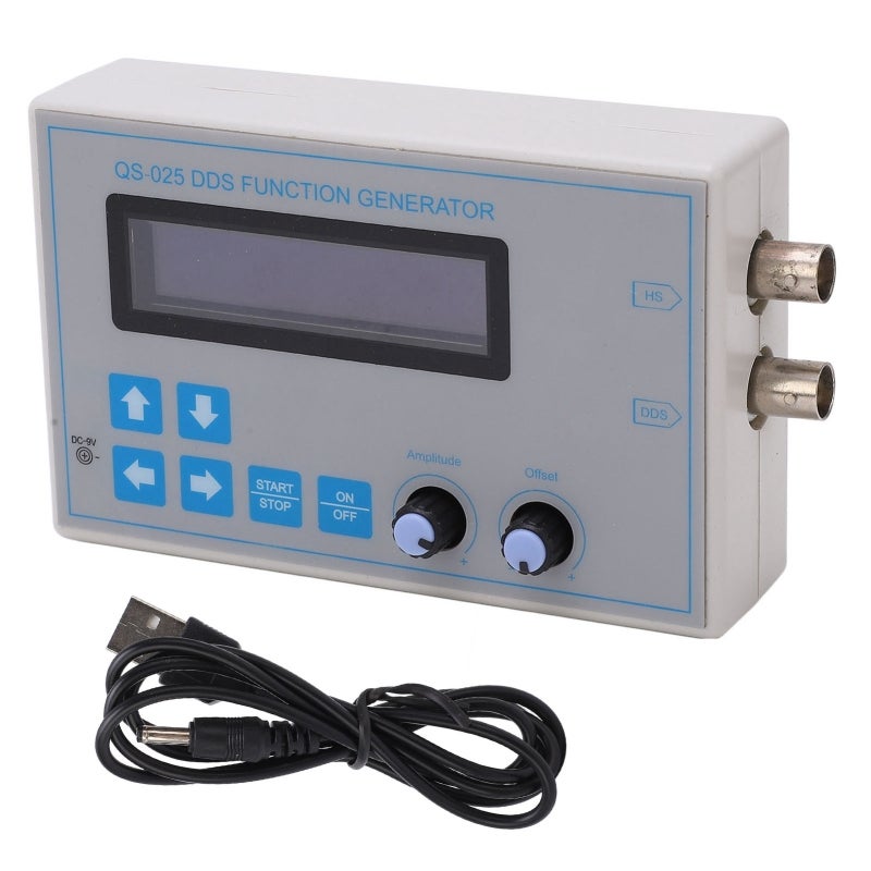 DDS Function Generator 1-65534Hz High Accuracy & Frequency Stability - Adjustable Amplitude & Offset Compact Signal Generator for Communication Instrumentation Automatic Control System Testing - Image 1