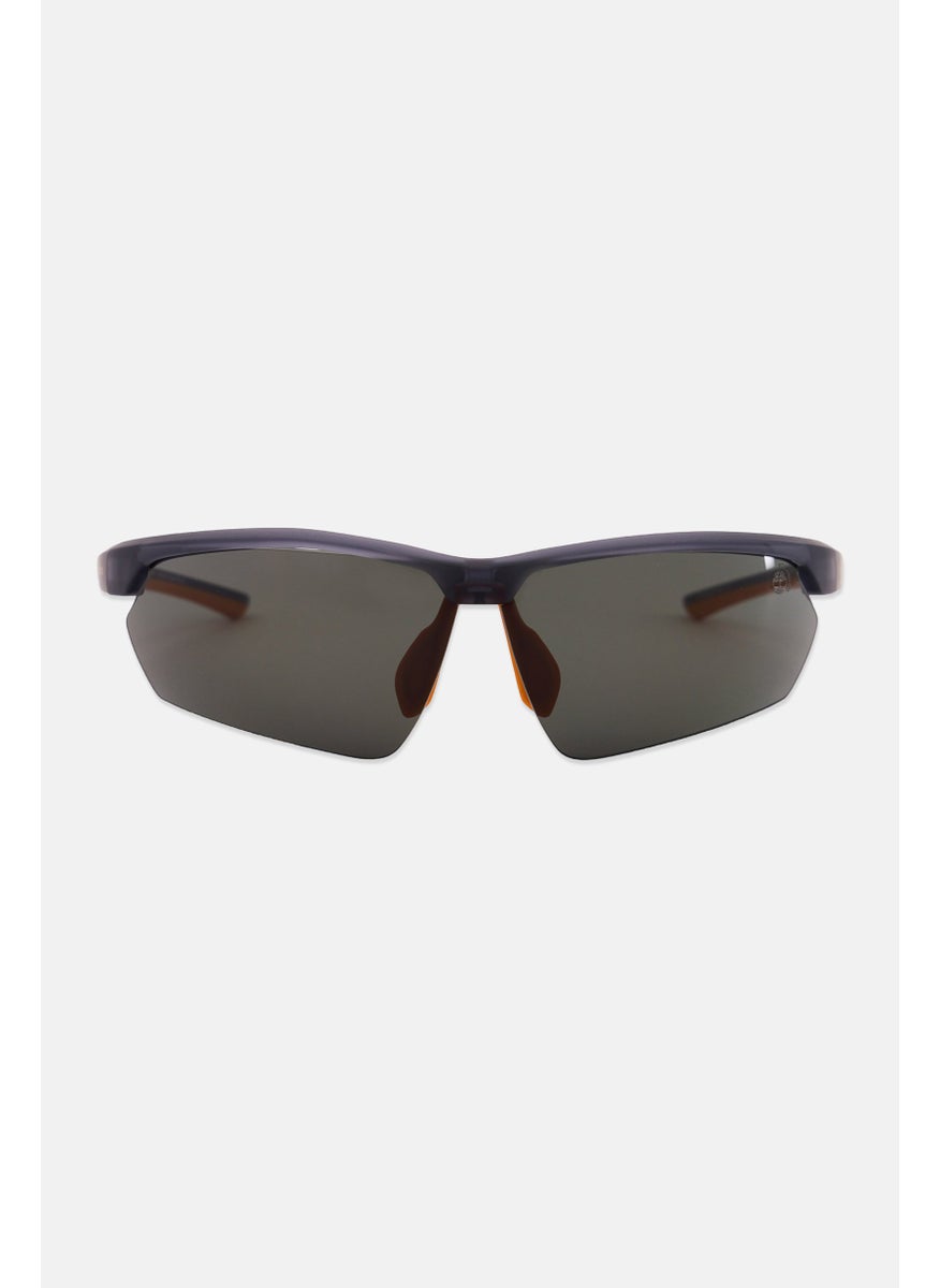 Timberland - Men TB9264 Rectangular Sunglasses, Grey - Image 1