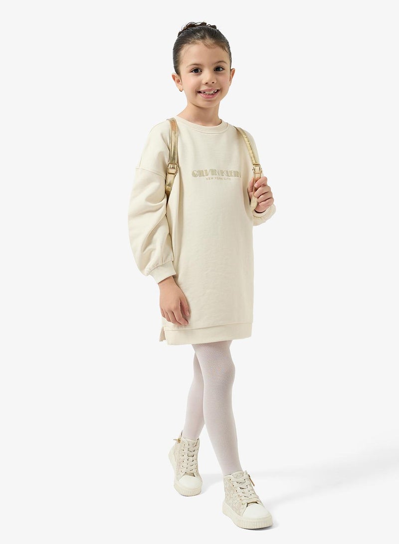 Calvin Klein Jeans Youth Graphic Mini Sweatshirt Dress - Image 5