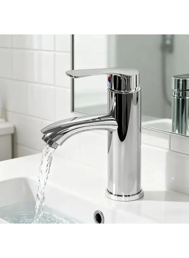 Chrome Plated Water Saving Faucet With 23.62 Inch Hose For Kitchen Bathroom - Image 2