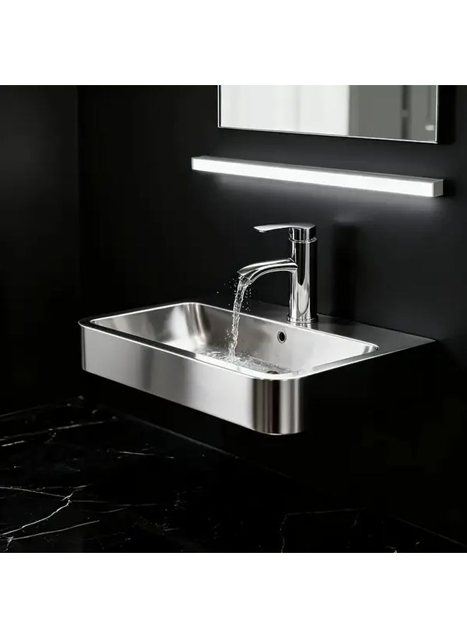 Chrome Plated Water Saving Faucet With 23.62 Inch Hose For Kitchen Bathroom - Image 5