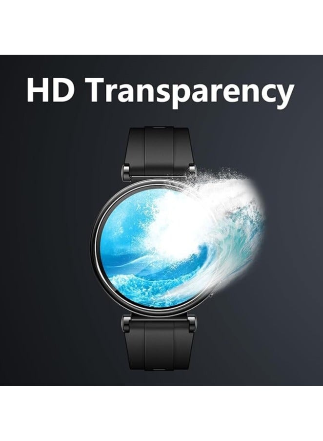دينكس واقي شاشة من الزجاج المقوى 9H لساعة هواوي GT5/GT5 Pro مقاس 46 مم، غطاء حماية فائق النحافة 9H مضاد للخدش وملحقات زجاجية لساعة هواوي GT5/GT5 Pro مقاس 46 مم - Image 5