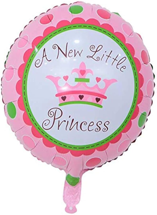 BESTPICKS 18 inches Foil Balloon for New Born Baby Girl, Birthday Party & Home Decoration