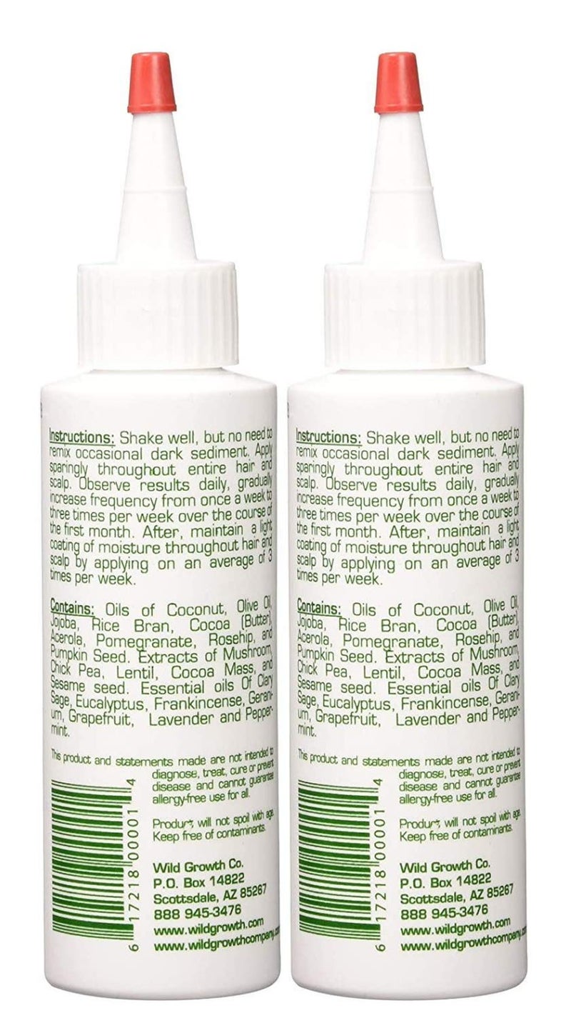 Wild Growth Hair Oil 4oz "Pack of 2" - Image 1