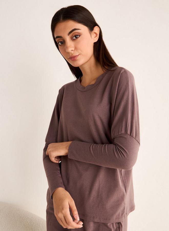 Aadaraya Long Sleeve Top and Pyjama Set - Image 2