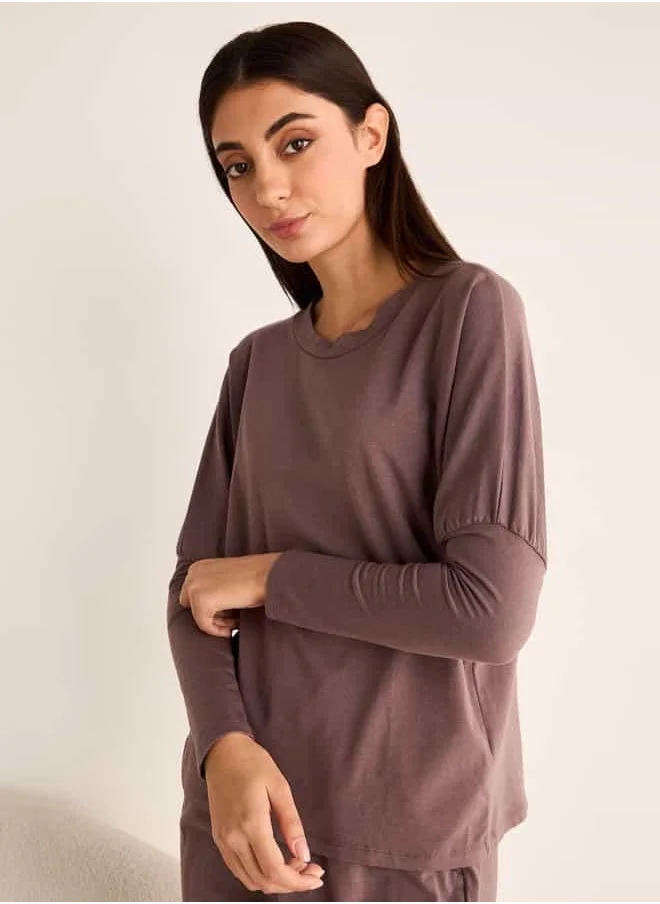 Aadaraya Aadaraya Long Sleeve Top and Pyjama Set