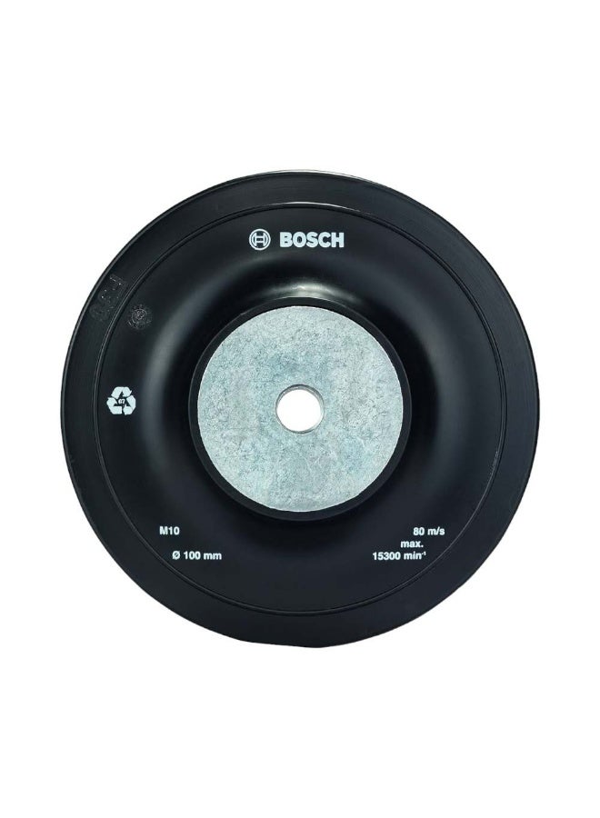 Bosch (2608601046) 100MM Backing Pads For Fibre Sanding Discs Including Nut - Image 1