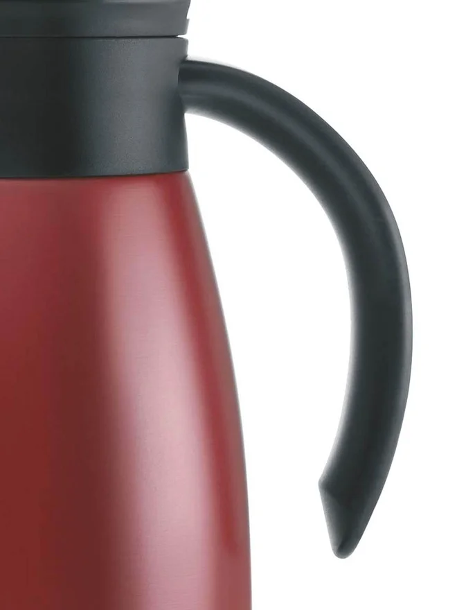 BOROSIL Vacuum Stainless Steel Teapot Red - 1Ltr