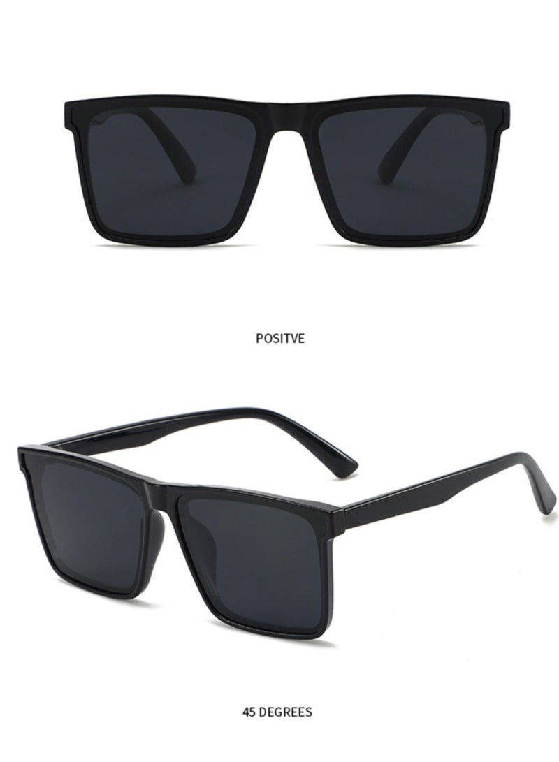 Generic TR90 Polarized sunglasses HD Polarized Lens 100% UV400 Protection Stylish Design for Men/Women Black  - Image 3