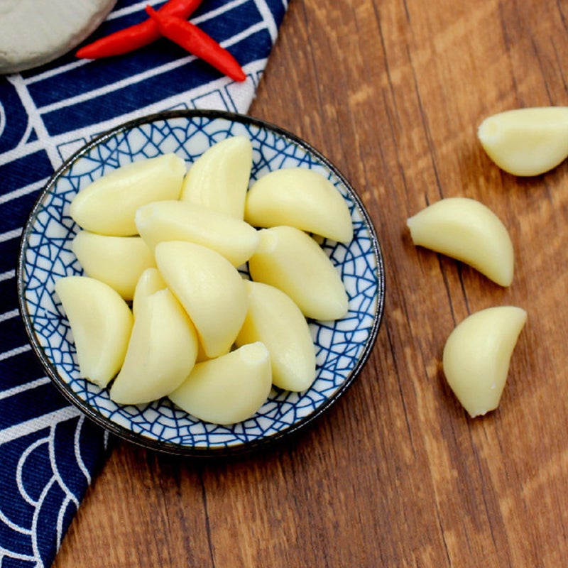 10pcs Fake Vegetable Artificial Garlic Cloves Model Vegetable Display Props Photo Props - Image 1