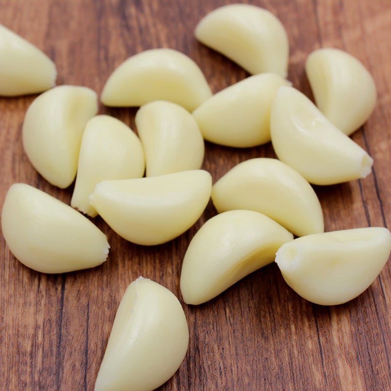 10pcs Fake Vegetable Artificial Garlic Cloves Model Vegetable Display Props Photo Props - Image 2