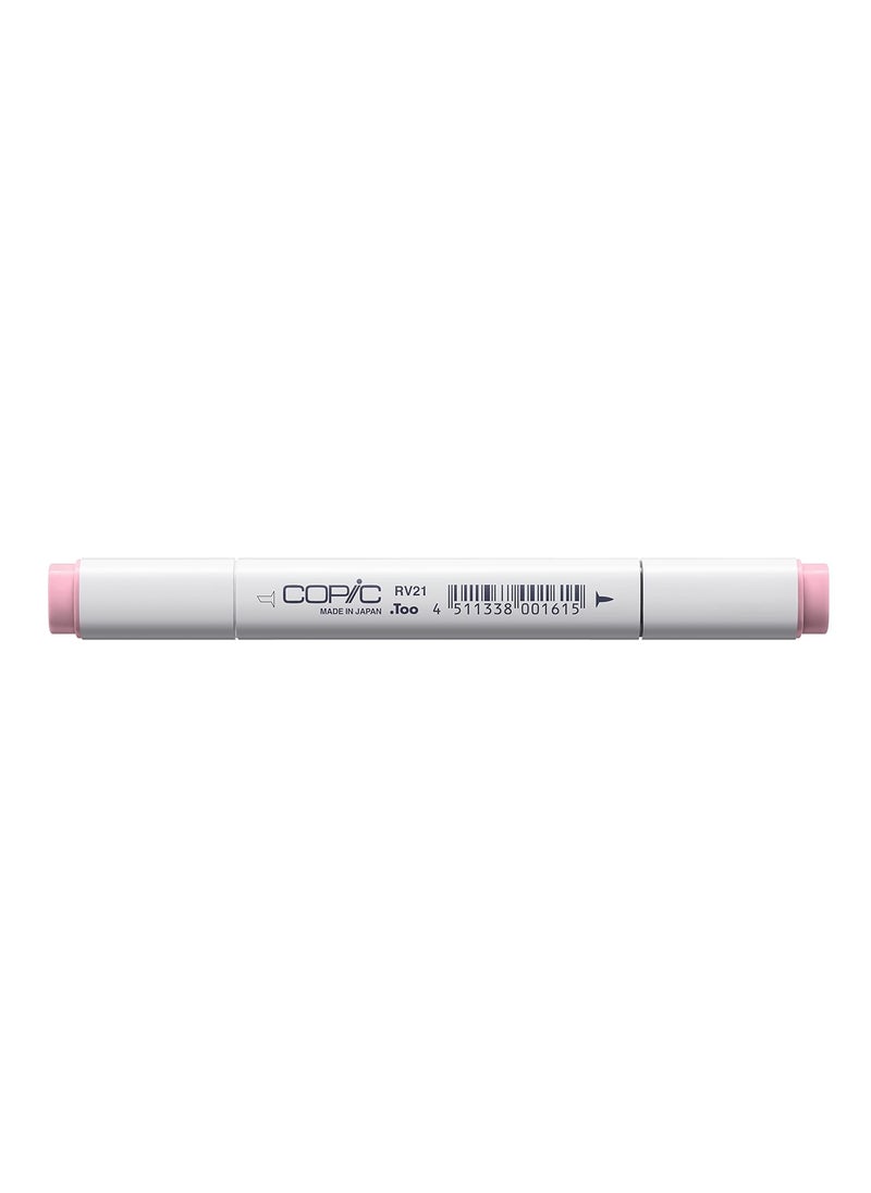 COPIC - Copic Marker with Replaceable Nib, RV21-Copic, Light Pink - Image 1